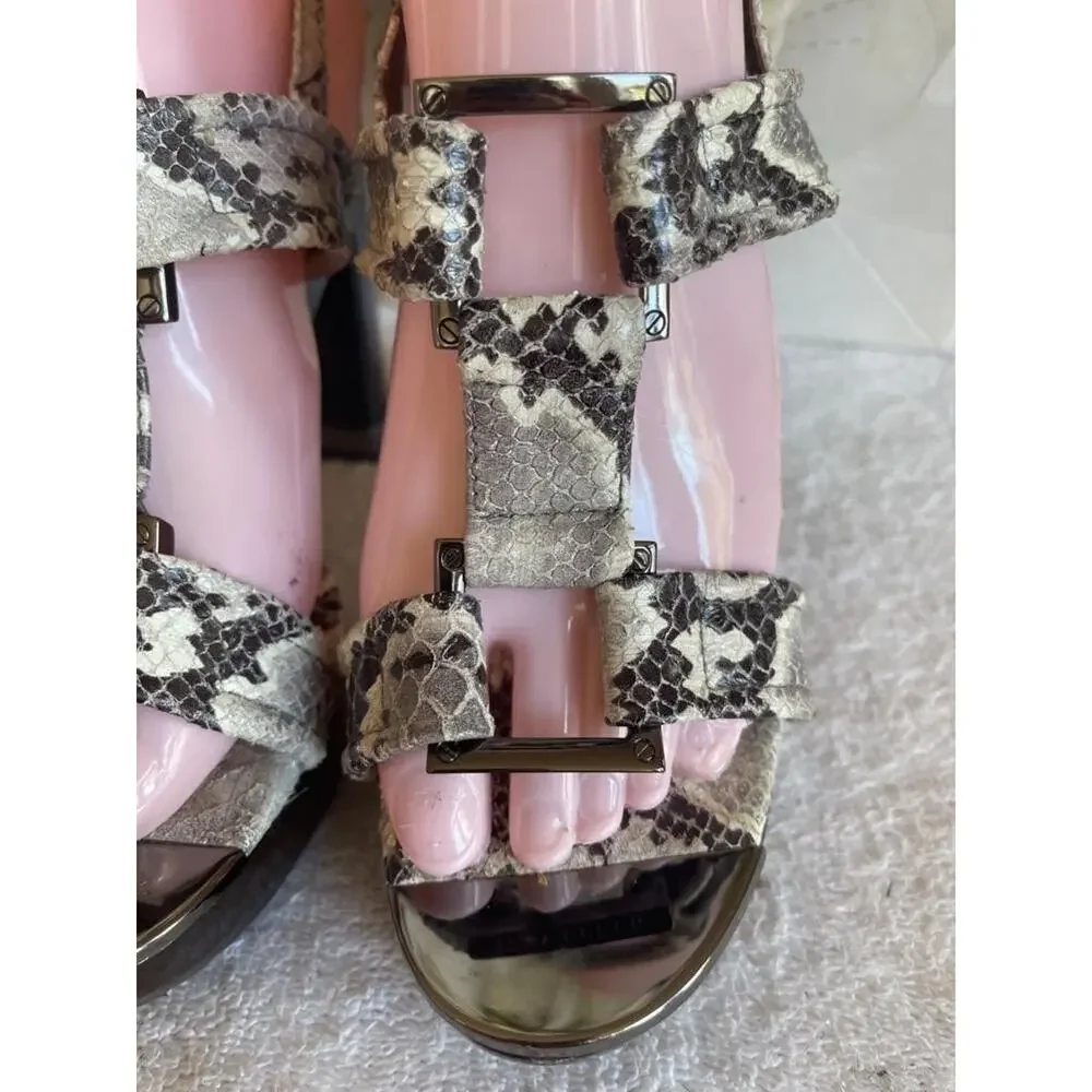 Tory Burch animal print platform sandal size 7(900
